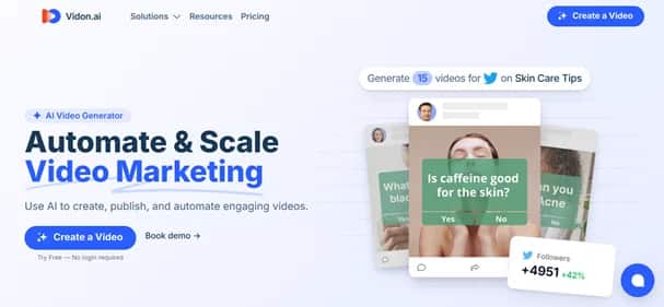 Vidon.ai - Tool preview