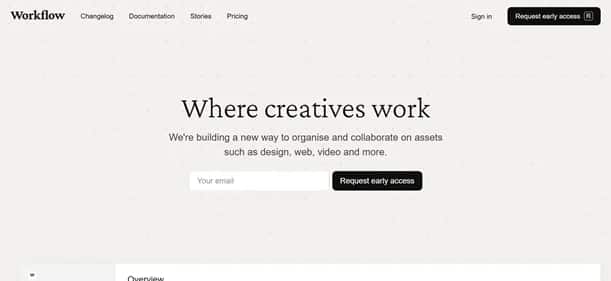 Workflow - Tool preview