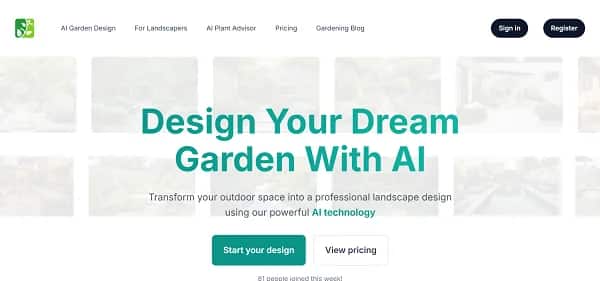 AIGardenPlanner - Tool preview