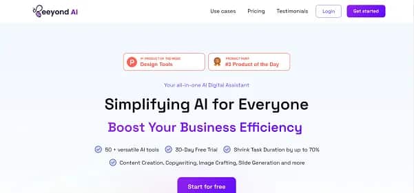 Beeyond AI - Tool preview
