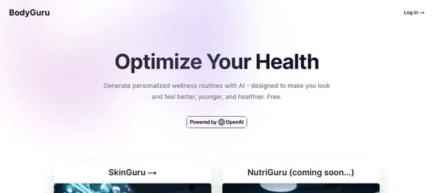 BodyGuru - Tool preview