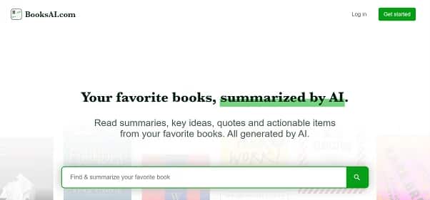Books AI - Tool preview