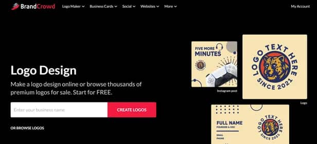 BrandCrowd - Tool preview
