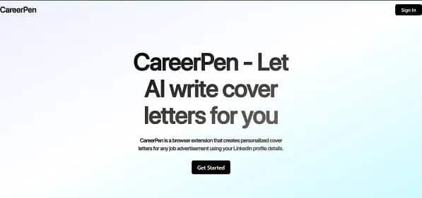CareerPen - Tool preview