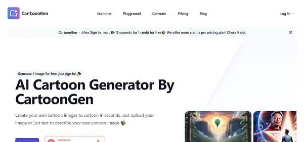 CartoonGen - Tool preview