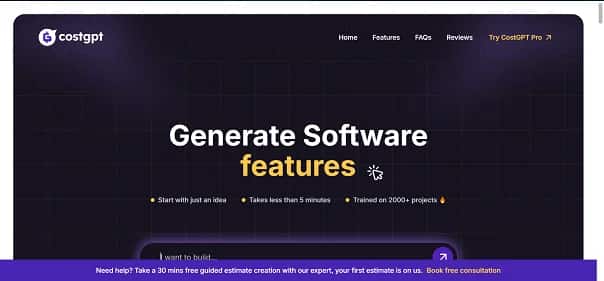 CostGPT - Tool preview