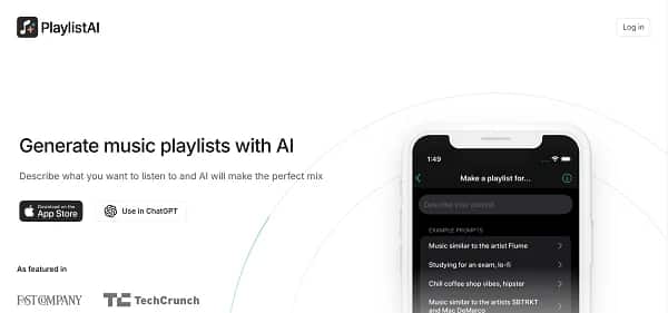 PlaylistAI - Tool preview