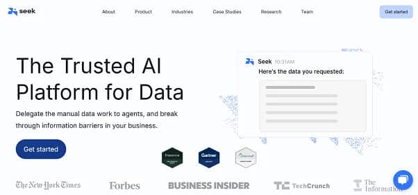 Seek AI - Tool preview