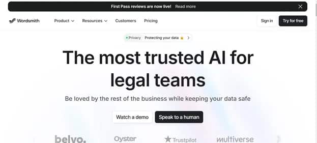 Wordsmith AI - Tool preview