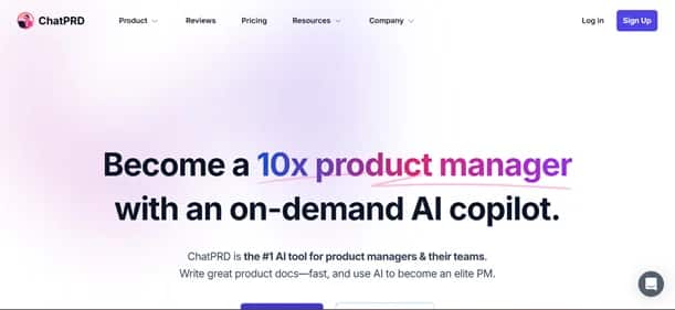 ChatPRD - Tool preview