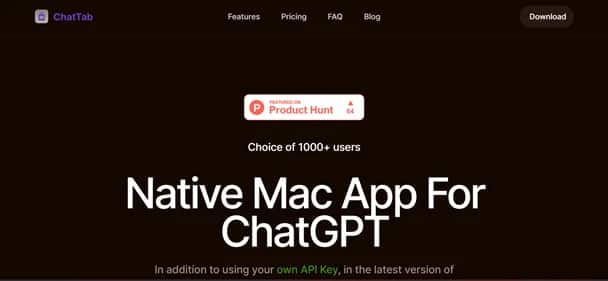 ChatTab - Tool preview