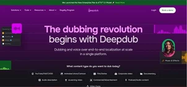 Deepdub - Tool preview