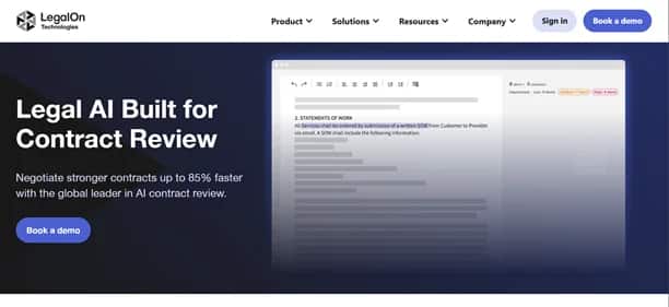 LegalOn - Tool preview