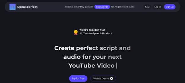 SpeakPerfect - Tool preview
