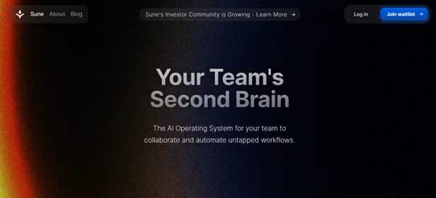 Sune AI - Tool preview