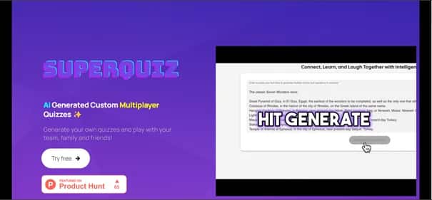 SuperQuiz - Tool preview