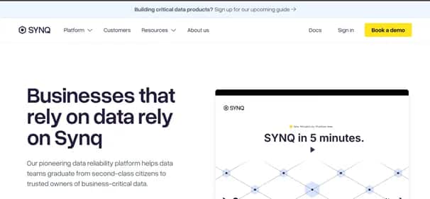 Synq AI - Tool preview