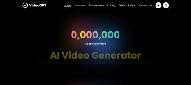 VideoGPT - Tool preview