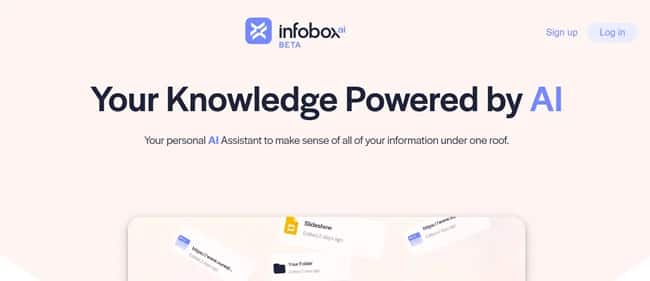infoboxAI - Tool preview