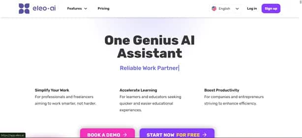 Eleo AI - Tool preview