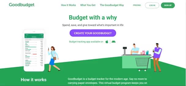 Goodbudget - Tool preview