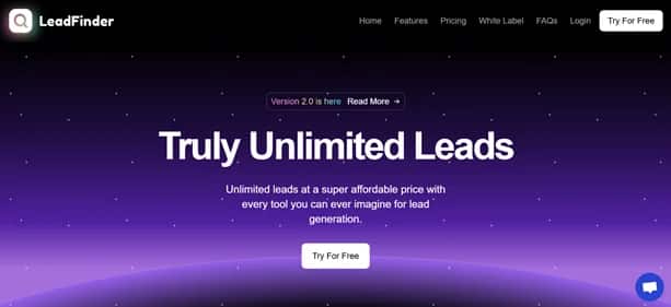 LeadFinder - Tool preview