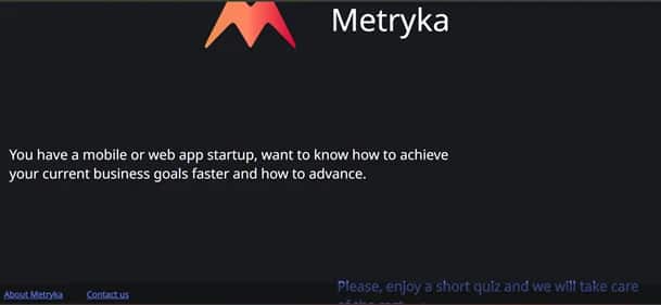 Metryka - Tool preview