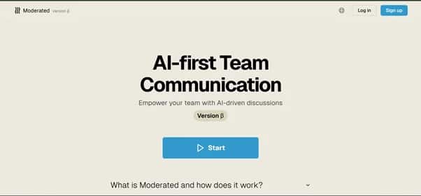 Moderated - Tool preview