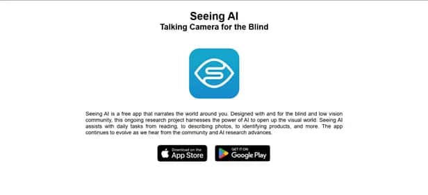 Seeing AI - Tool preview