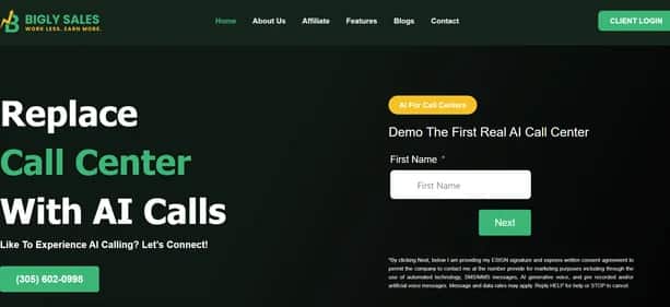 Bigly Sales - Tool preview