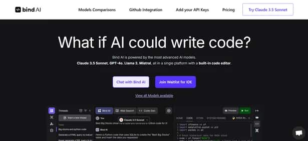 Bind AI IDE - Tool preview