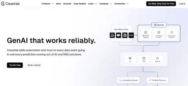 Cleanlab - Tool preview