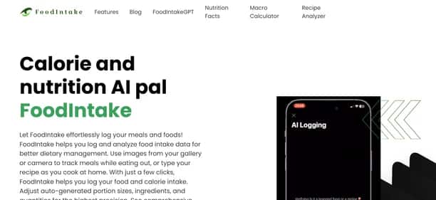 FoodIntake - Tool preview