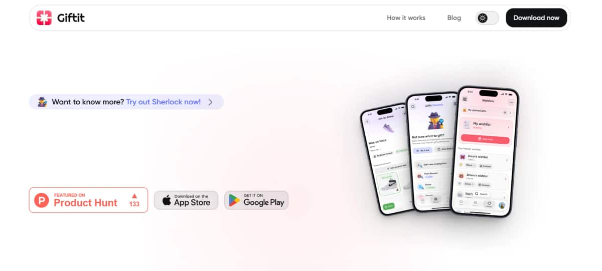 Giftit - Tool preview