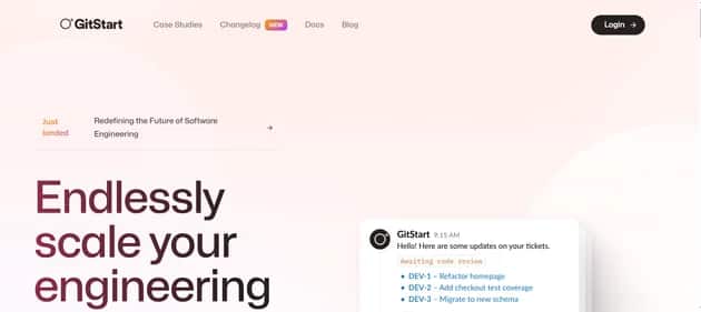 GitStart - Tool preview