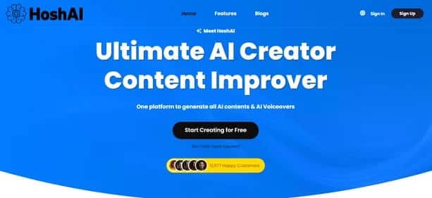 Hosh AI - Tool preview