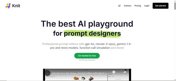 PromptKnit - Tool preview