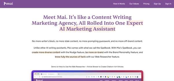 MaiWriter - Tool preview