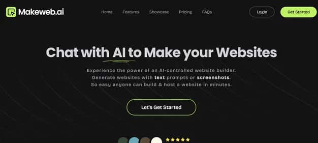 MakeWeb.ai - Tool preview