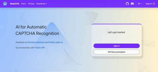 NopeCHA - Tool preview