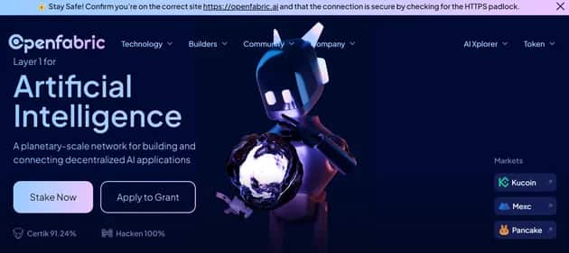 Openfabric - Tool preview