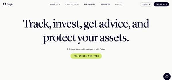 Origin Financial - Tool preview