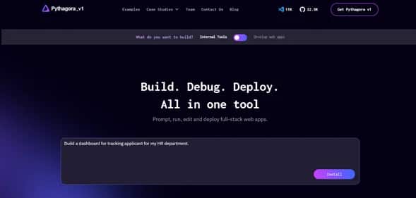 Pythagora - Tool preview