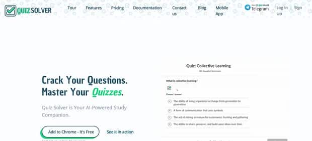Quiz Solver AI - Tool preview