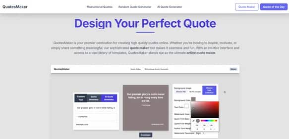 QuotesMaker - Tool preview