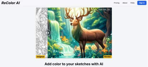 RecolorAI - Tool preview