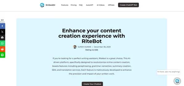 Ritebot - Tool preview