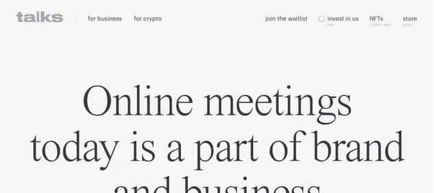 Talks Solutions - Tool preview