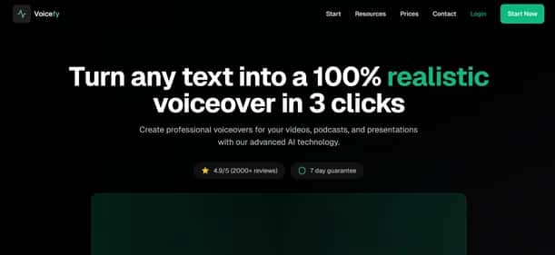 Voicefy - Tool preview