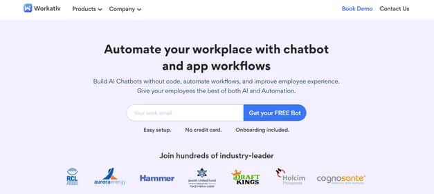 Workativ - Tool preview